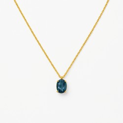 Collier Carador Or Jaune 375/000 - Topaze