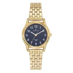 Montre Certus Femme en acier doré fond noir