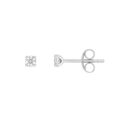 Boucles d'oreilles Atelier 17 Or Blanc 750/000 Diamant Synthétique