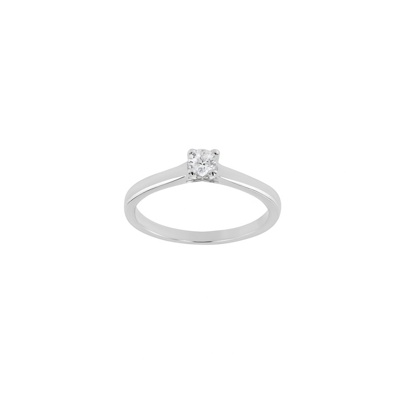 Bague Solitaire Atelier 17 Diamant Synthétique Or Blanc 750/000