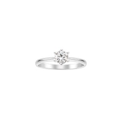 Bague Solitaire Atelier 17 Or Blanc 750/000 Diamant Synthétique