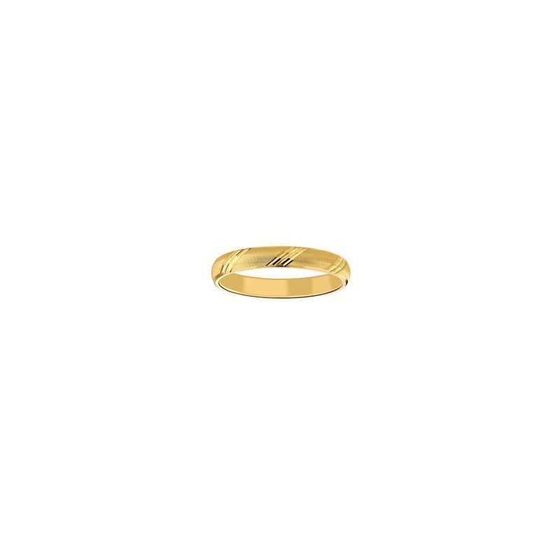 Alliance Or Jaune 750/000 - Fantaisie Standard 3mm