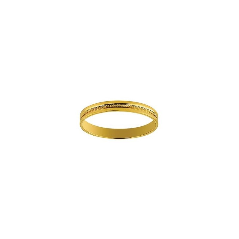 Alliance Or Jaune 750/000 - Fantaisie Standard