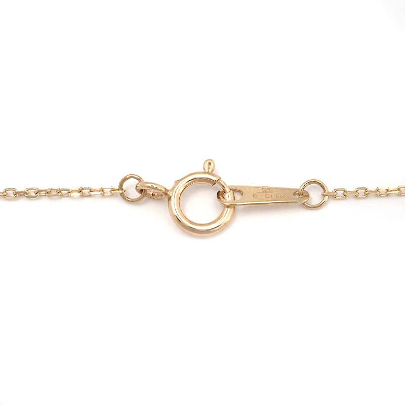 Collier Carador Or Jaune 375/000 Oxydes de zirconium - Etoiles