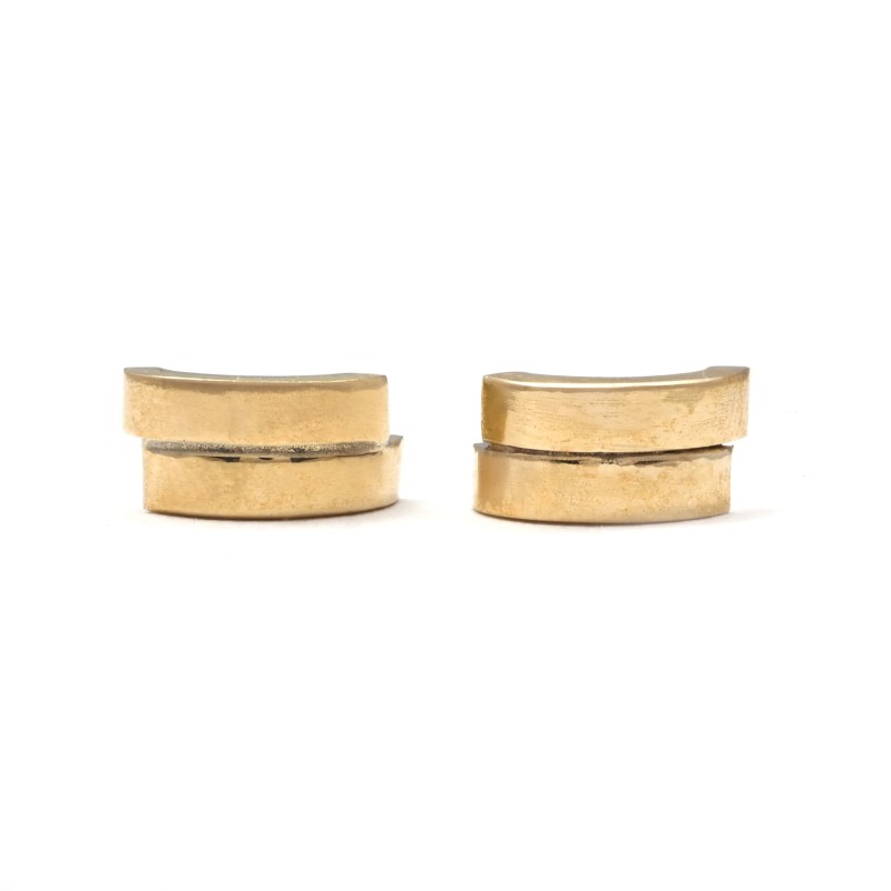 Boucles d'oreilles clous Carador - Or Jaune 375/000 Tout Or