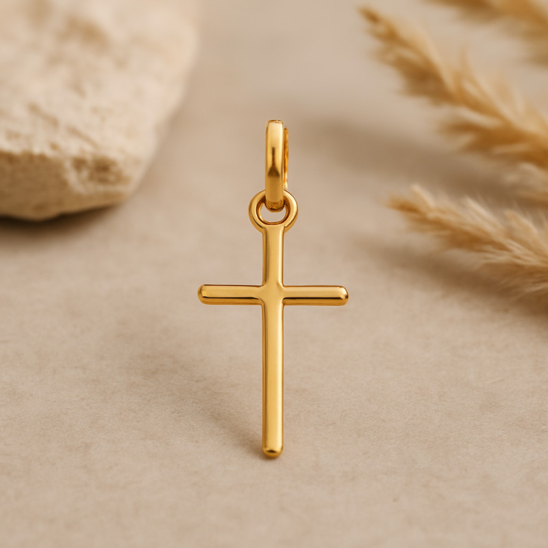 Pendentif Carador en  or jaune 750/000 croix