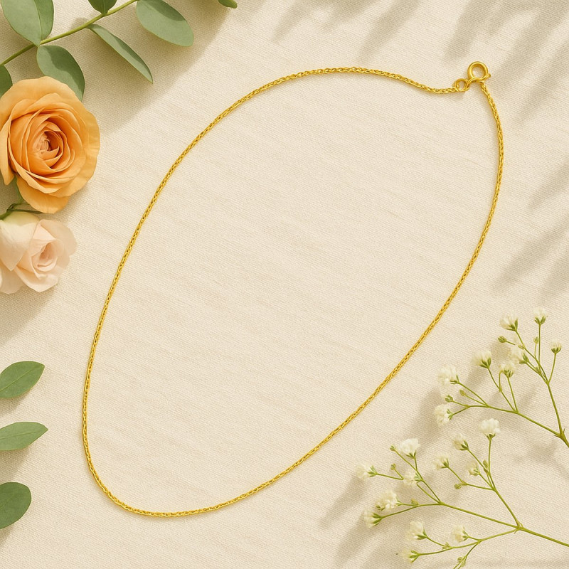 Chaine Carador Or jaune 750/000 Maille forçat 40 cm