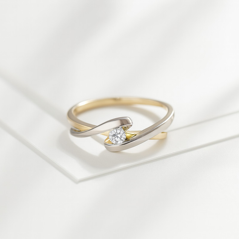 Carador - Bague OR 750/000 et Diamant
