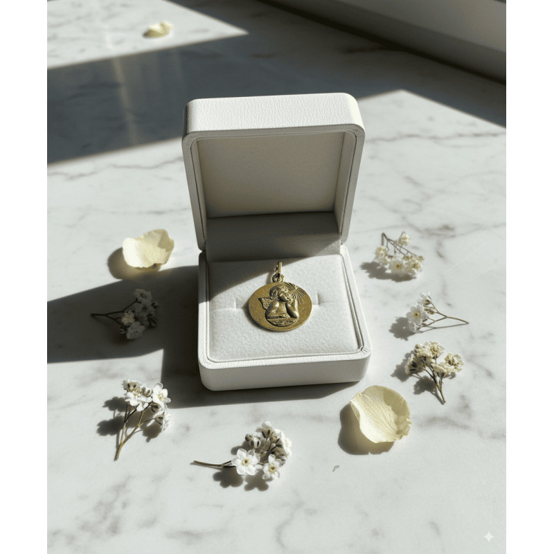 Pendentif Carador en  or jaune 750/000 Ange