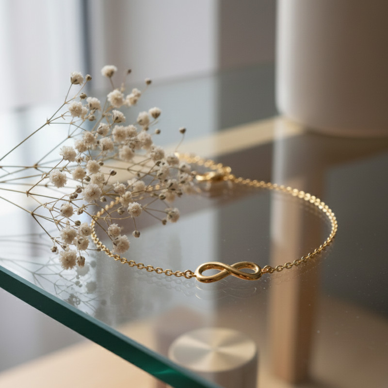 Bracelet Femme - Carador - Plaqué Or, motif Infini