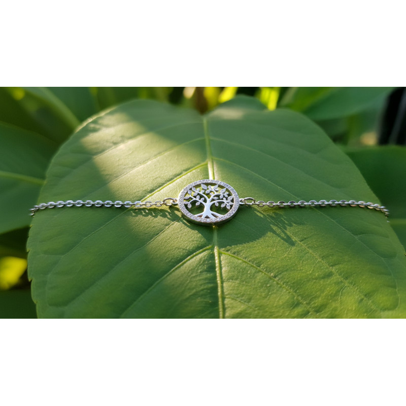 Bracelet Argent Carador - arbre de vie ajouré