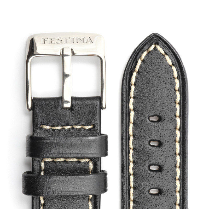 Bracelet de montre Festina cuir noir