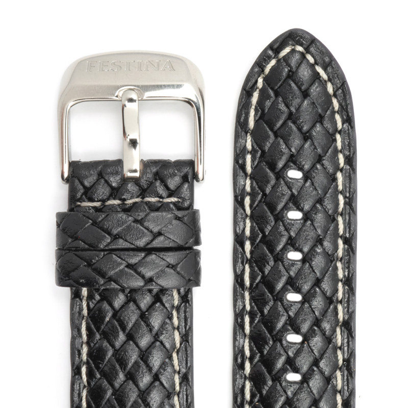Bracelet de montre Festina cuir noir