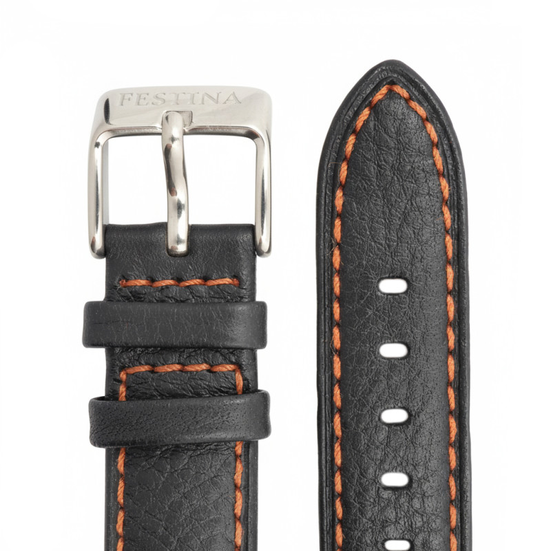 Bracelet de montre Festina cuir noir