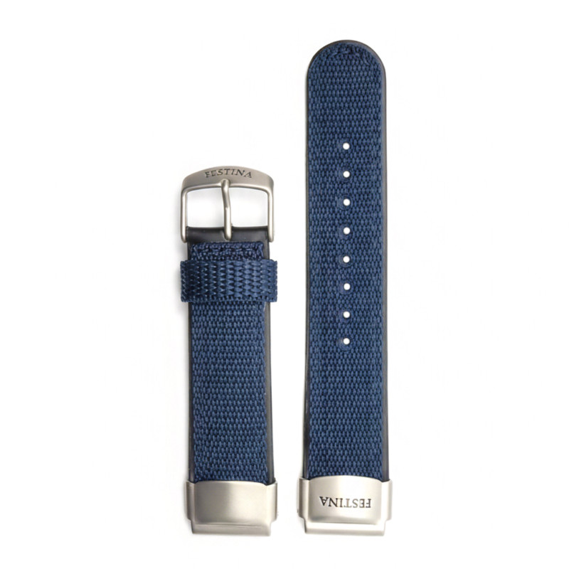 Bracelet de montre Festina tissu bleu