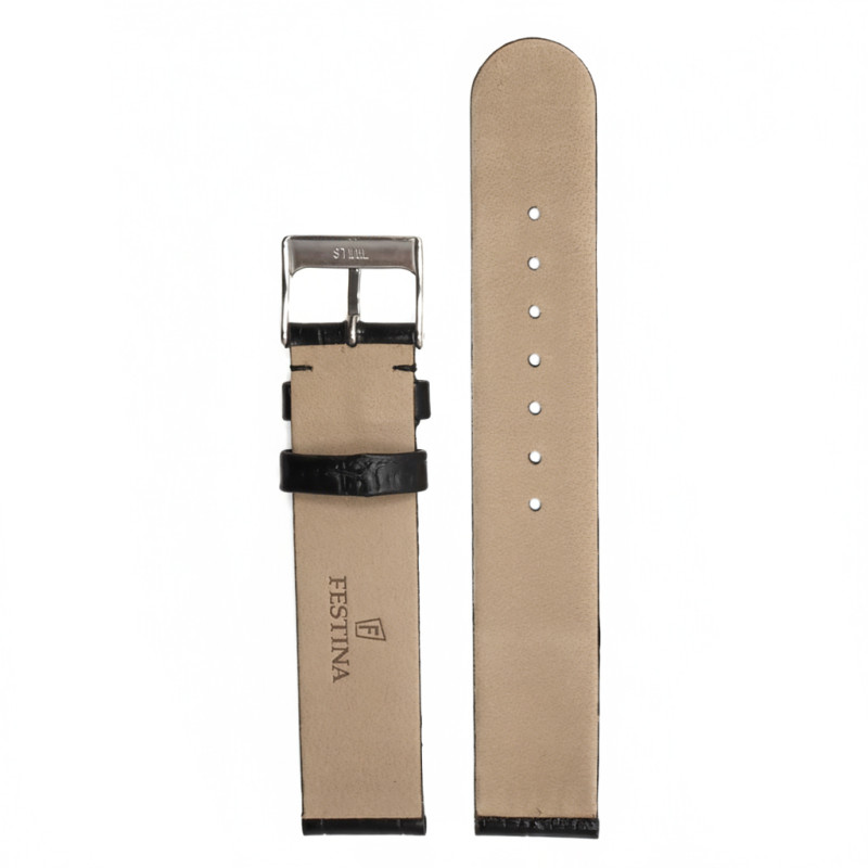 Bracelet de montre Festina cuir noir