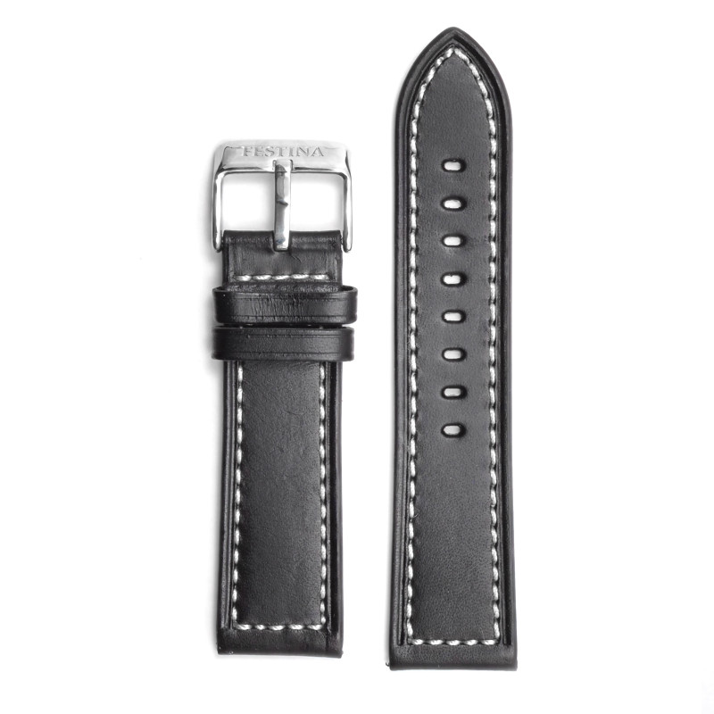 Bracelet de montre Festina cuir noir