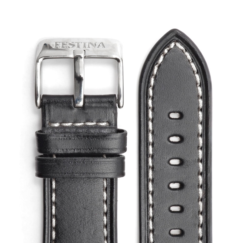 Bracelet de montre Festina cuir noir