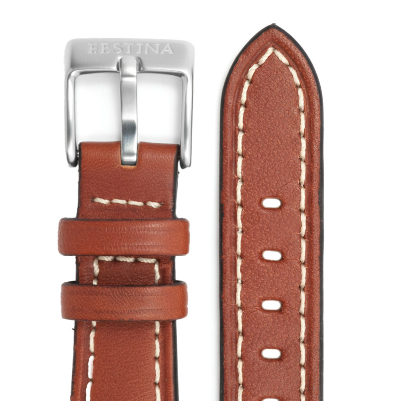 Bracelet de montre Festina cuir marron