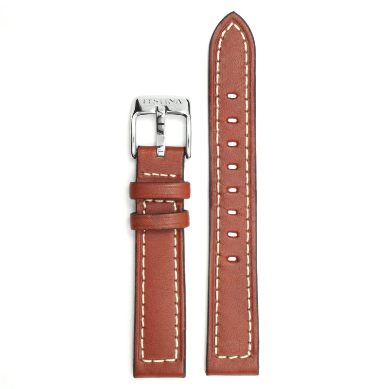 Bracelet de montre Festina cuir marron