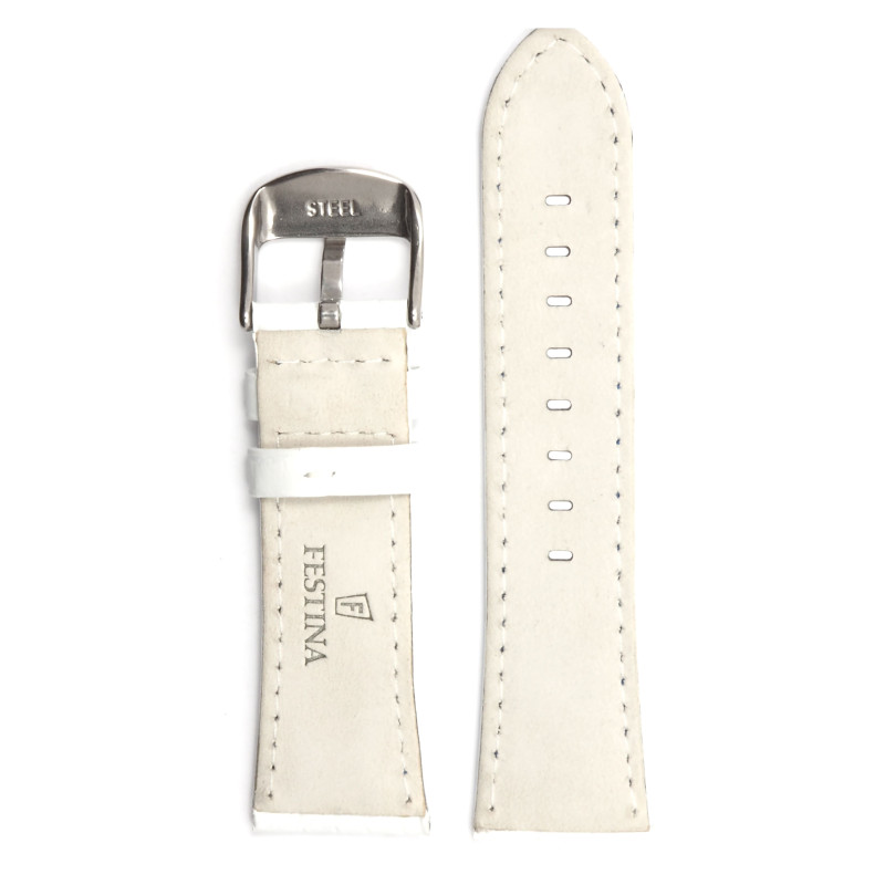 Bracelet de montre Festina cuir blanc