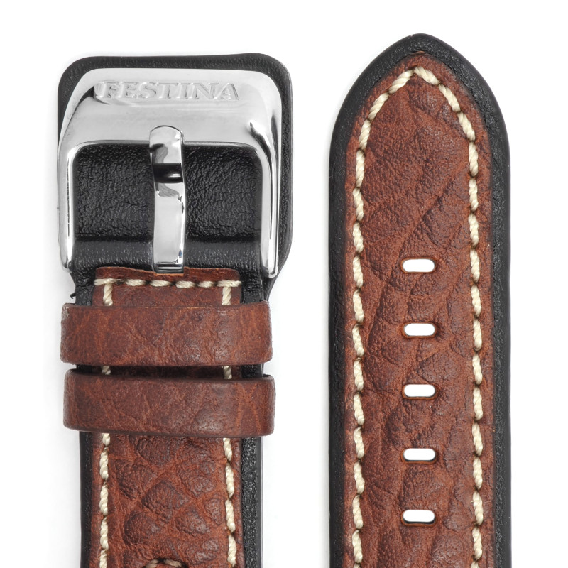 Bracelet de montre Festina cuir marron