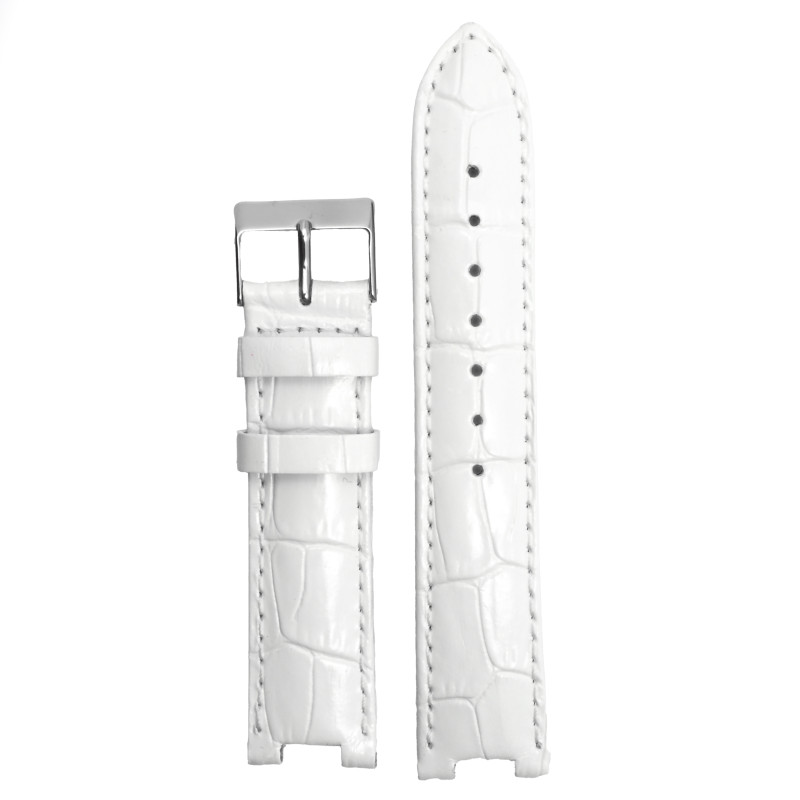Bracelet de montre Guess cuir blanc