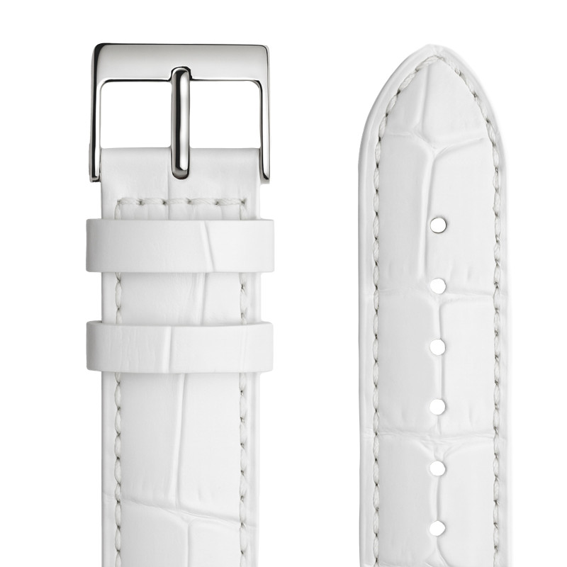 Bracelet de montre Guess cuir blanc
