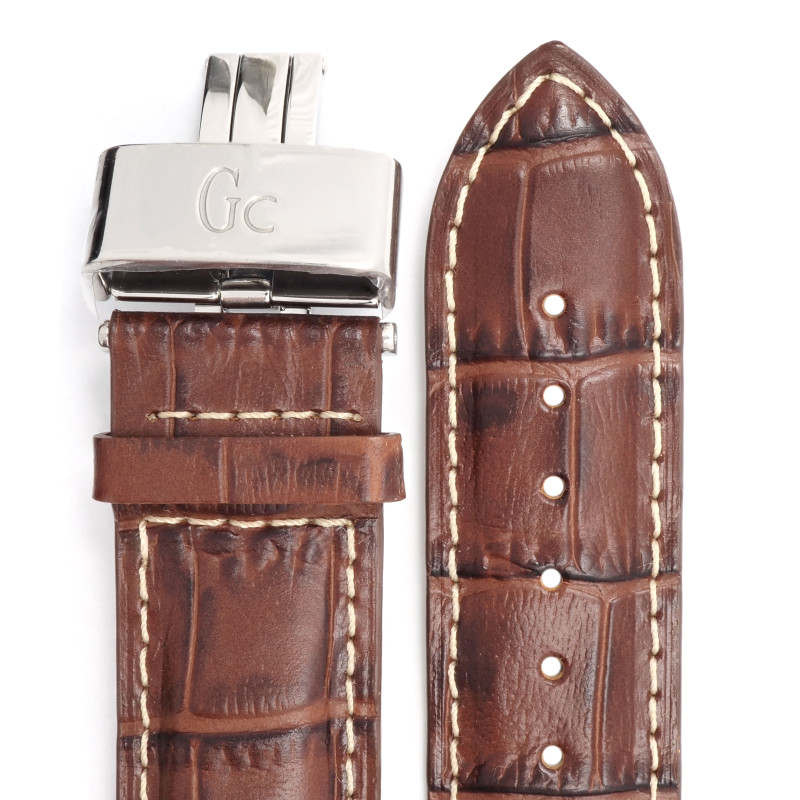 Bracelet de montre Guess cuir marron