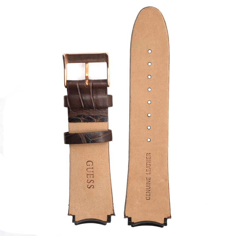 Bracelet de montre Guess cuir marron