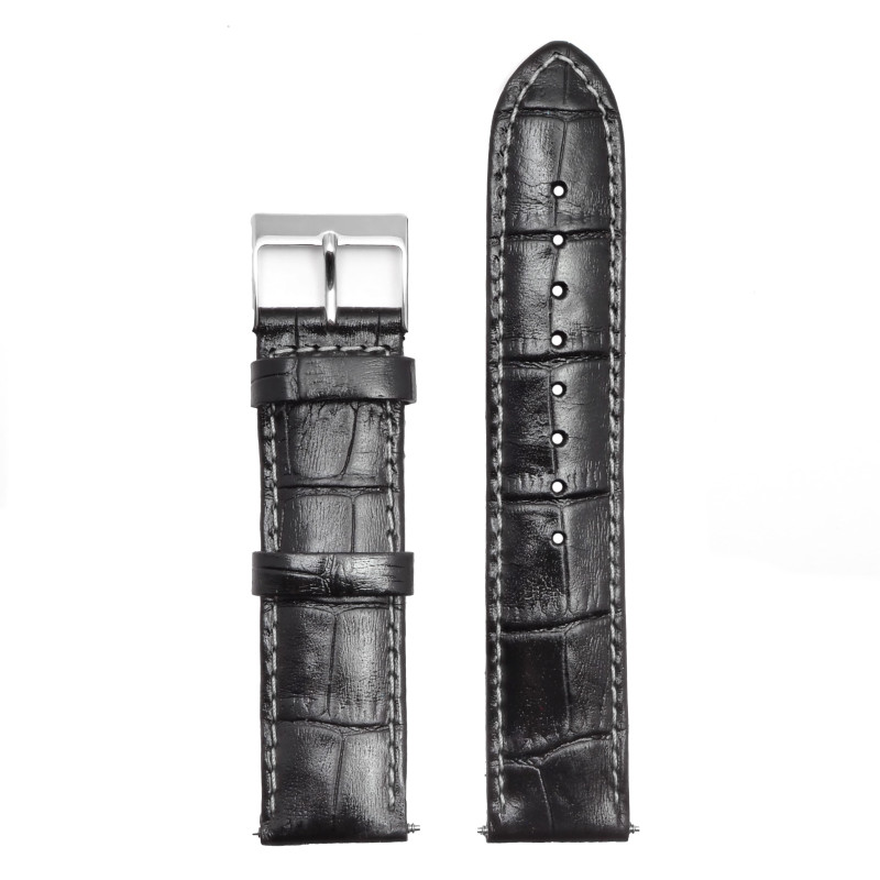 Bracelet de montre Guess cuir noir