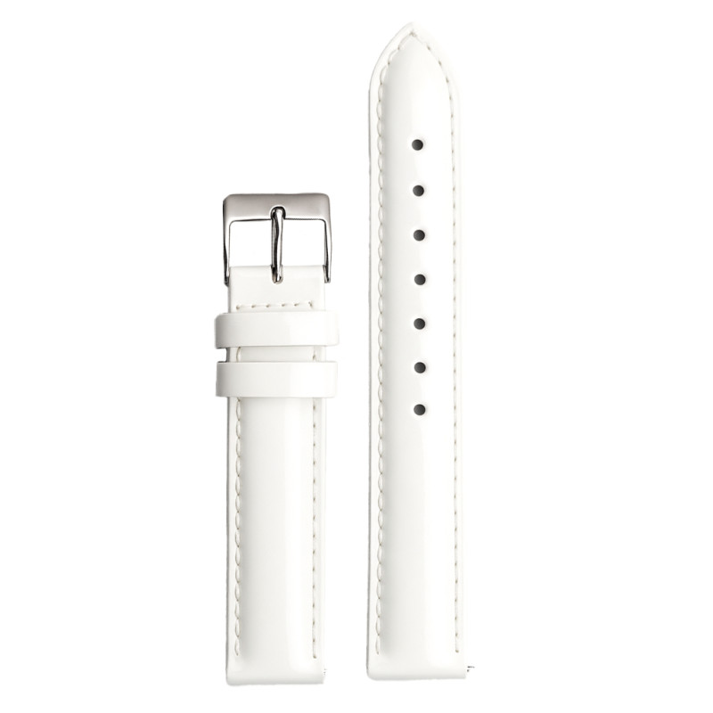 Bracelet de montre Guess cuir blanc boucle argenté