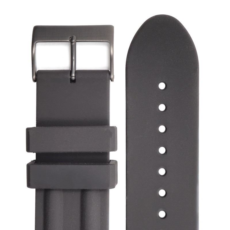 Bracelet de montre Guess silicone noir