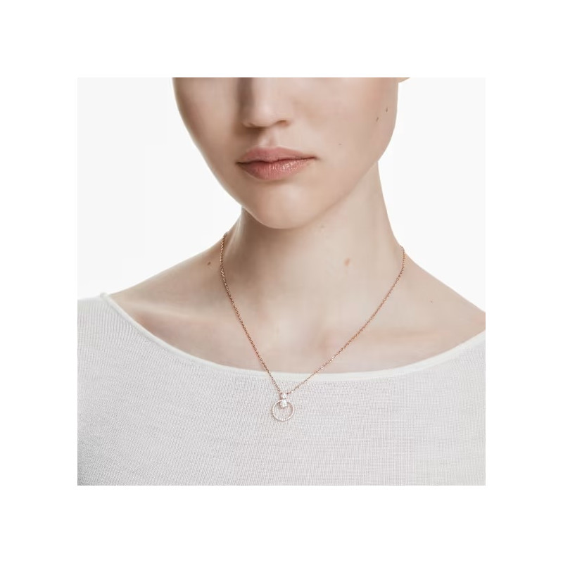 Collier Swarovski Femme Constella doré rose