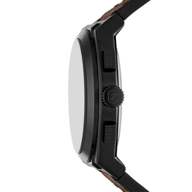 Montre analogique Fossil collection Everett bracelet cuir marron