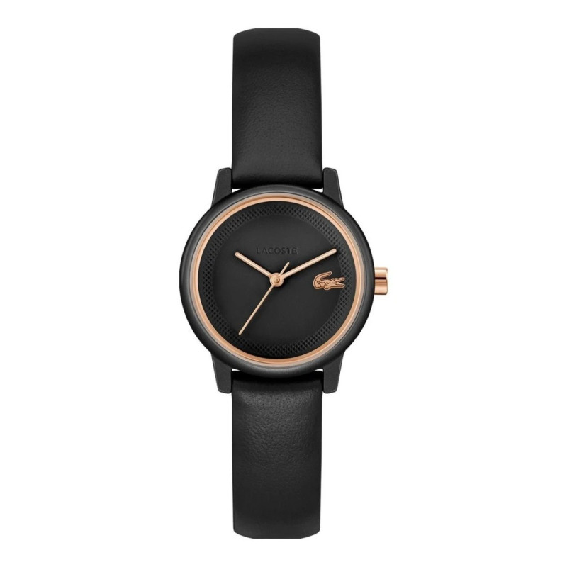 Montre Analogique Lacoste collection 12.12 swift bracelet cuir noir