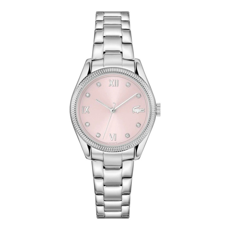 Montre Analogique Lacoste collection Parisienne bracelet acier argenté