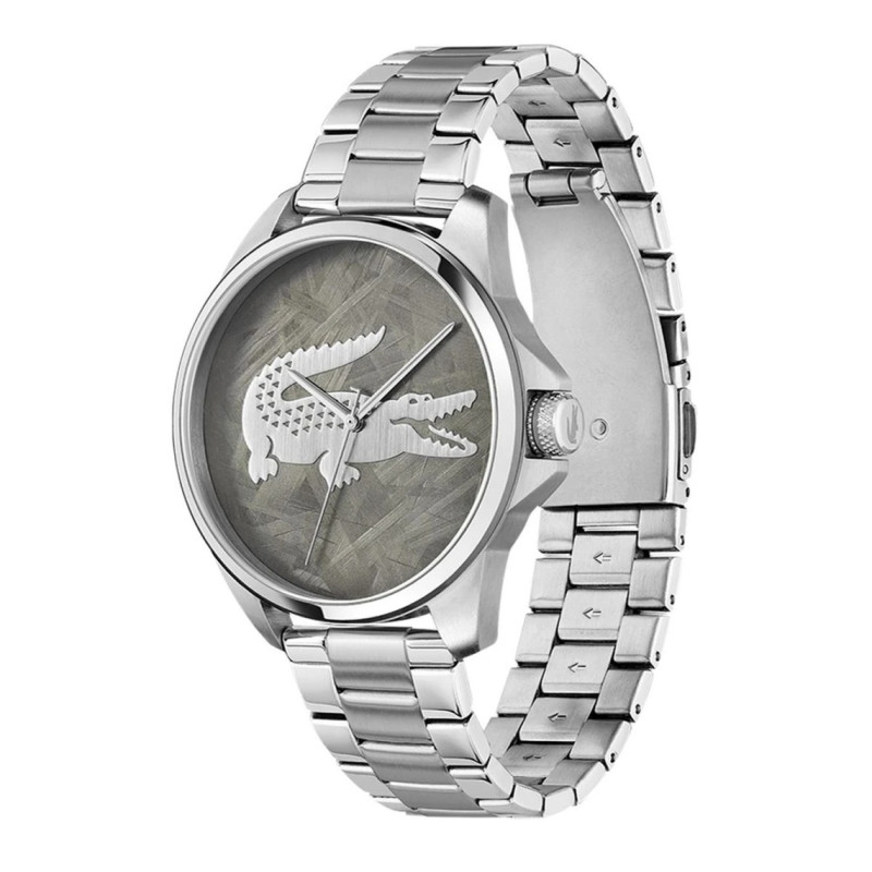 Montre Analogique Lacoste collection Le croc bracelet acier argenté