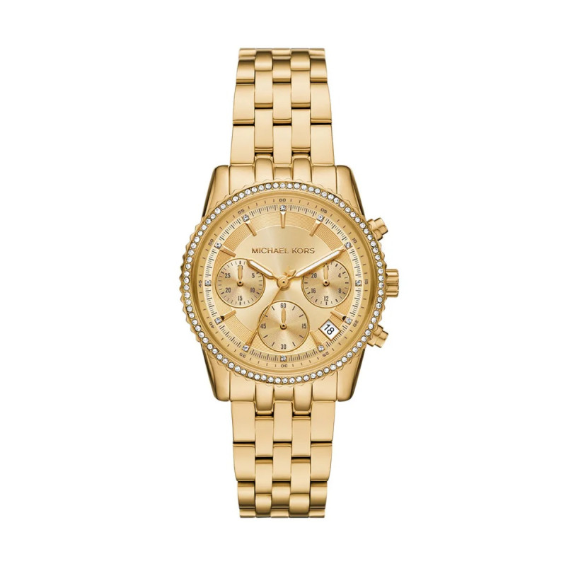 Montre femme Michael Kors Mini Bryant en acier doré