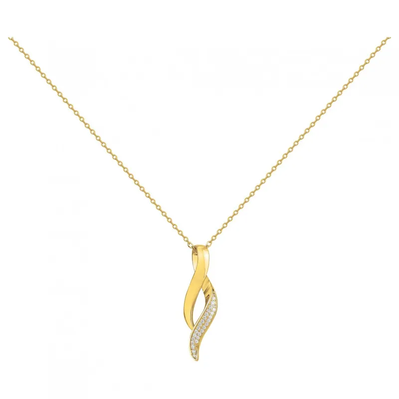 Collier femme Carador en Plaqué Or et oxydes de zirconium