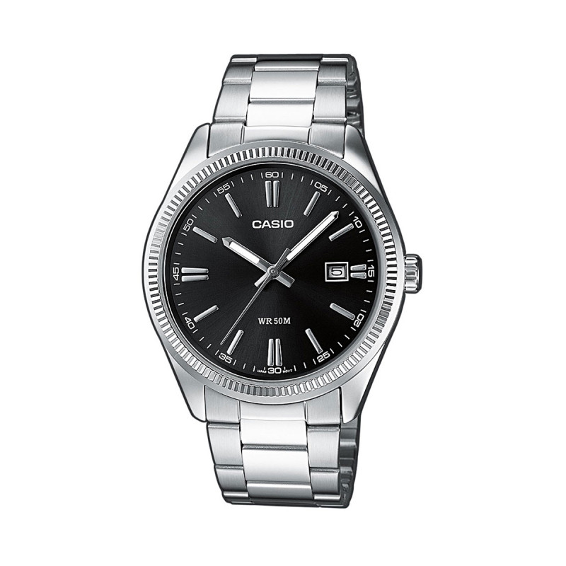 Montre analogique Casio bracelet acier argenté