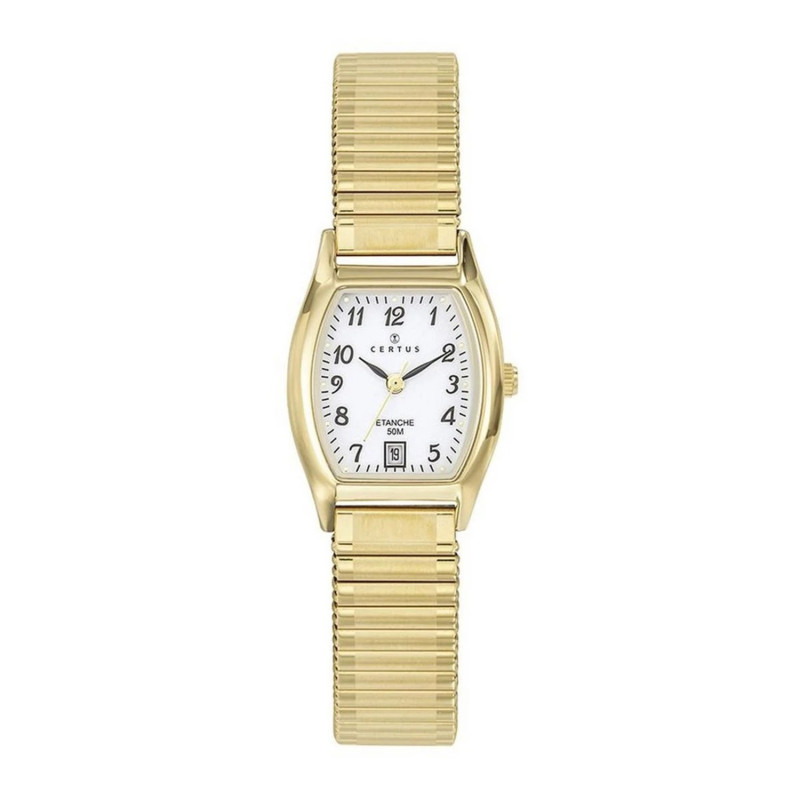 Montre analogique Certus bracelet acier doré