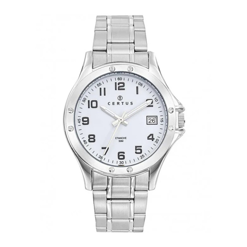 Montre analogique Certus bracelet acier argenté