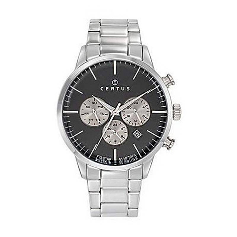 Montre analogique Certus bracelet acier argenté