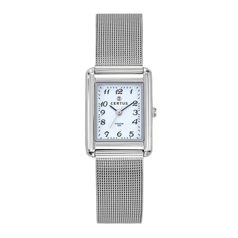 Montre analogique Certus bracelet acier argenté