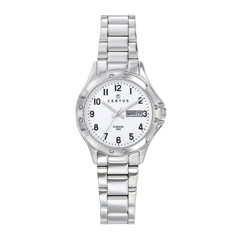 Montre analogique Certus bracelet acier argenté