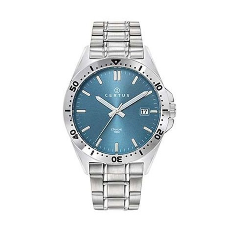 Montre analogique Certus bracelet acier argenté