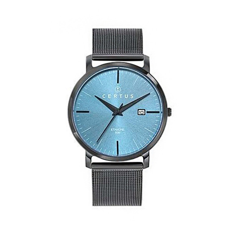 Montre analogique Certus bracelet acier noir
