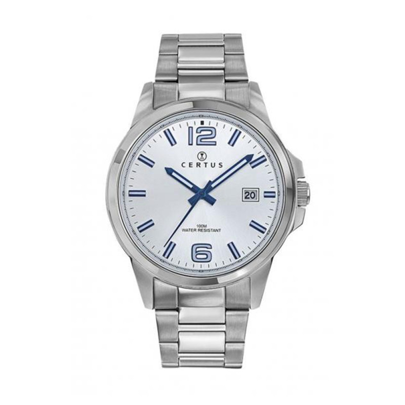 Montre analogique Certus bracelet acier argenté