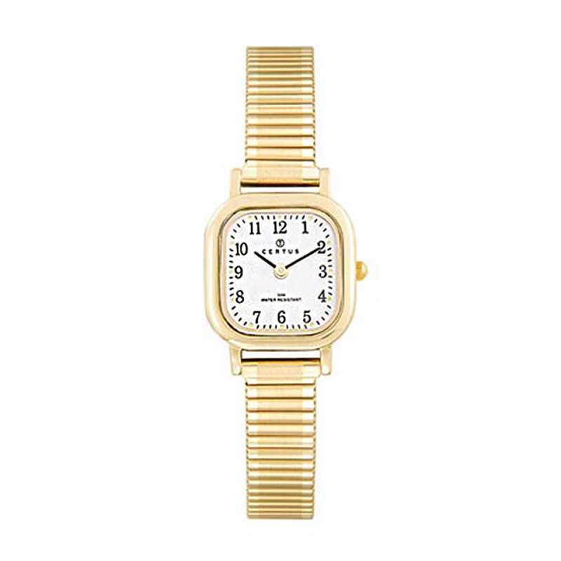 Montre analogique Certus bracelet acier doré